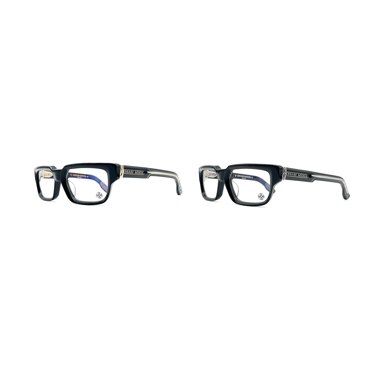 Chrome Hearts 2 Thick Glasses Frame